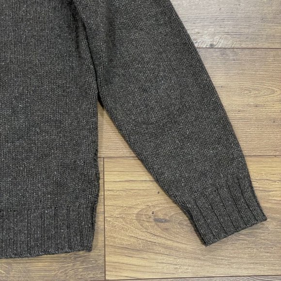 Tommy Bahama Sweater Mens XL Brown LambsWool Blend‎ Mock Neck Button Pullover - Picture 11 of 13